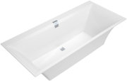 Wanna prostokątna VILLEROY&BOCH SQUARO EDGE 12 Duo 180x80cm, biała UBQ180SQE2DV-01