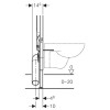 Stelaż podtynkowy do WC GEBERIT DUOFIX SIGMA H=114cm, głębokość 8cm, slim 111.796.00.1