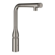 Bateria kuchenna GROHE ESSENCE SmartControl, wyciągana wylewka, Brushed hard graphite 31615AL0