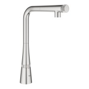 Bateria kuchenna GROHE ZEDRA SmartControl L, wyciągana wylewka L, stal nierdzewna 31593DC2