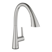 Bateria kuchenna GROHE ZEDRA TOUCH wyciągana wylewka, stal nierdzewna 30219DC2