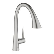 Bateria kuchenna GROHE ZEDRA wyciągana wylewka C, stal nierdzewna 32294DC2