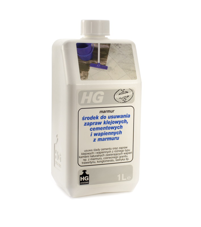 Środek czyszczący do usuwania zapraw klejowych z marmuru 1L HG 216100129