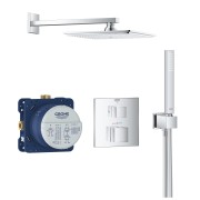 Komplet prysznicowy GROHE GROHTHERM CUBE podtynkowy, deszczownica 23cm, chrom 34741000