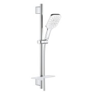 Zestaw prysznicowy GROHE RAINSHOWER SMARTACTIVE CUBE 130 Eco Joy, 3 strumienie, 60cm, moon white 26584LS0