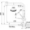 Bateria kuchenna FRANKE ATLAS NEO PULL-OUT SPRAY z wyciąganą wylewką, stal szlachetna 115.0521.441
