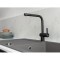 Bateria kuchenna FRANKE ATLAS NEO PULL-OUT z wyciąganą wylewką, czarna stal szlachetna 115.0550.427