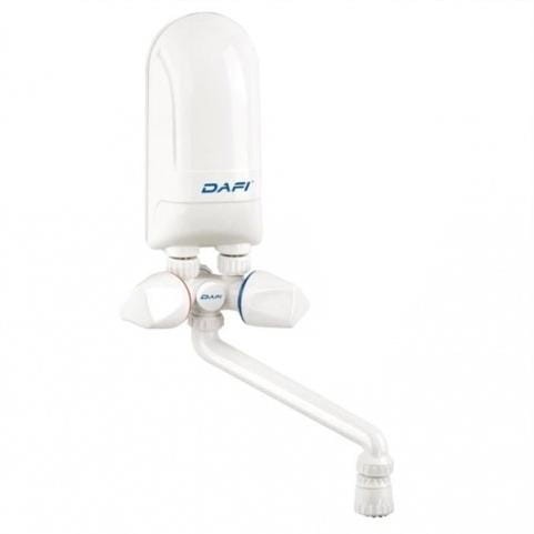 Podgrzewacz wody DAFI 5,5kW 230V przepływowy z baterią biały  X5 -  OOG100055BATB