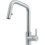 Bateria kuchenna FRANKE KUBUS PULL-OUT SPRAY z wyciąganą wylewką, stal szlachetna 115.0529.207