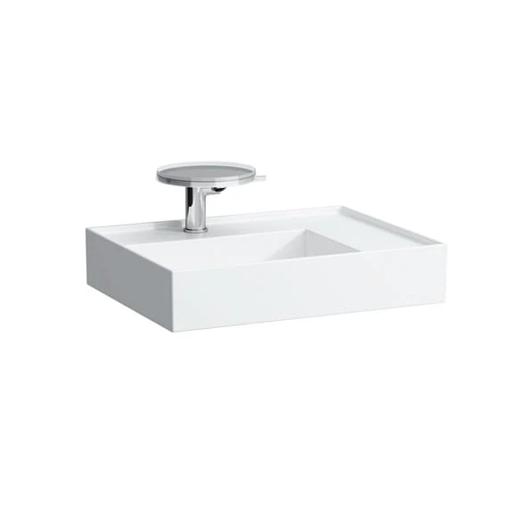 Umywalka KARTELL BY LAUFEN 60x46 cm., prawa, biała H8103340001111