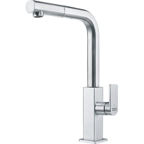 Bateria kuchenna FRANKE MYTHOS PULL-OUT z wyciąganą wylewką, stal szlachetna 115.0547.853