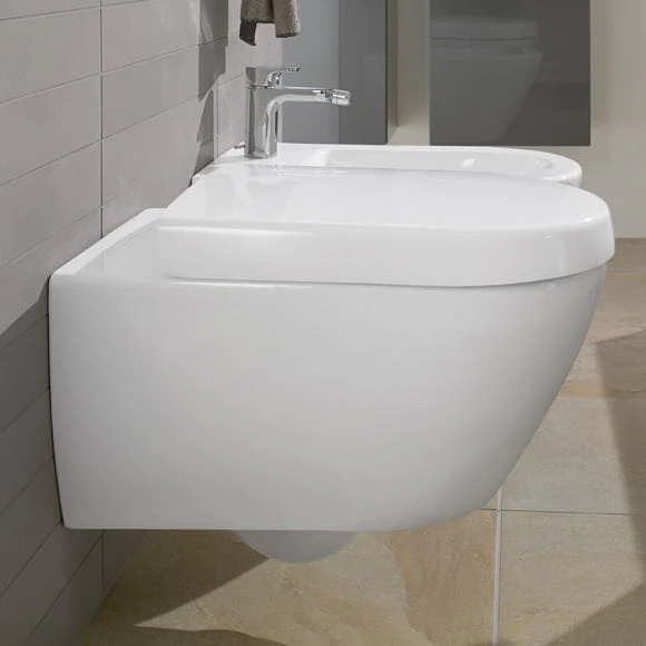 Deska WC VILLEROY&BOCH SUBWAY 2.0 56cm, wolnoopadająca, biała 9M55S101