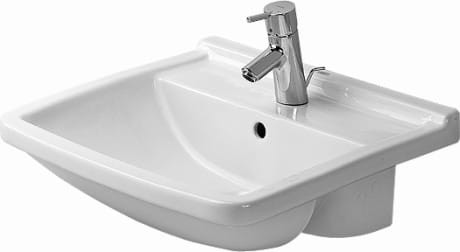 Umywalka półblatowa DURAVIT STARCK 3 55x46cm, biała 0310550000