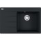 Zlewozmywak FRANKE CENTRO CNG 611-78 78x50cm, fragranit, czarny mat 114.0633.138