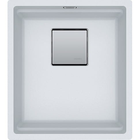 Zlewozmywak FRANKE KANON KNG 110-37 41x46cm, fragranit, biały polarny 125.0528.630