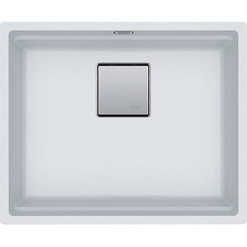 Zlewozmywak FRANKE KANON KNG 110-52 56x46cm, fragranit, biały polarny 125.0528.614