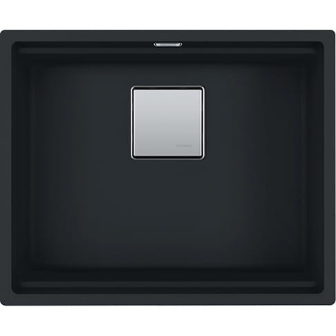 Zlewozmywak FRANKE KANON KNG 110-52 56x46cm, fragranit, czarny mat 125.0633.002