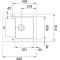 Zlewozmywak FRANKE MARIS MRK 611-62 62x51cm, ceramiczny, onyx 124.0379.958