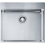 Zlewozmywak FRANKE BOX BXX 210-54 TL 57x51cm, stal szlachetna jedwab 127.0369.295