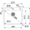 Zlewozmywak FRANKE BOX BXX 210-54 TL 57x51cm, stal szlachetna jedwab 127.0369.295