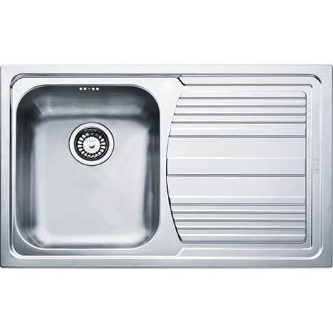 Zlewozmywak FRANKE LOGICA LINE LLL 611 79x50cm, stal szlachetna len 101.0086.232