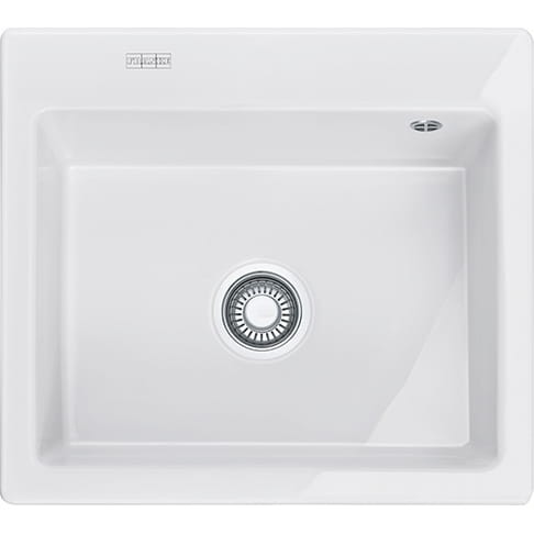Zlewozmywak FRANKE MYTHOS MTK 610-58 58x51cm, ceramiczny, biały 124.0379.842