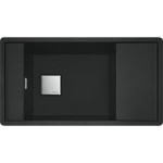 Zlewozmywak FRANKE FRESNO FSG 611 87,7x49,5cm, fragranit, czarny mat 114.0633.153