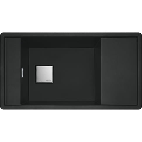 Zlewozmywak FRANKE FRESNO FSG 611 87,7x49,5cm, fragranit, czarny mat 114.0633.153