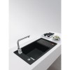Zlewozmywak FRANKE FRESNO FSG 611 87,7x49,5cm, fragranit, czarny mat 114.0633.153