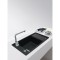 Zlewozmywak FRANKE FRESNO FSG 611 87,7x49,5cm, fragranit, czarny mat 114.0633.153
