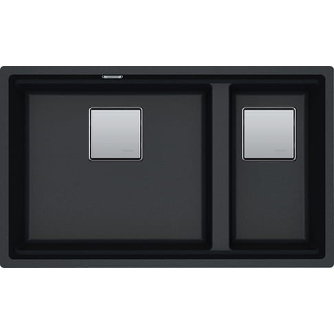 Zlewozmywak podwieszany KANON KNG 120 76x46cm, fragranit, onyx 125.0528.636
