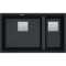 Zlewozmywak podwieszany KANON KNG 120 76x46cm, fragranit, onyx 125.0528.636