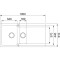 Zlewozmywak FRANKE ORION OID 651 100x51cm, tectonite, kamienny szary 114.0476.403