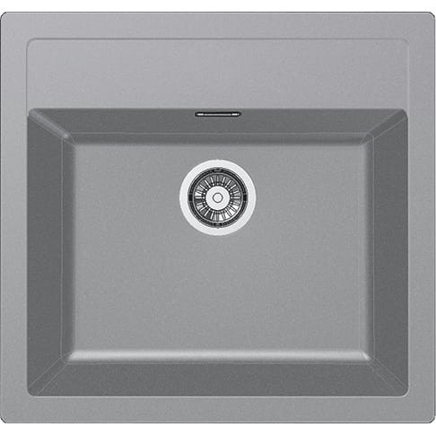Zlewozmywak FRANKE SIRIUS SID 610 56x53cm, tectonite, kamienny szary 114.0476.406