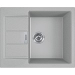 Zlewozmywak FRANKE SIRIUS 2.0 S2D 611-62 62x50cm, tectonite, kamienny szary 143.0618.668
