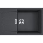 Zlewozmywak FRANKE SIRIUS 2.0 S2D 611-78 XL 78x50cm, tectonite, onyx 143.0618.577