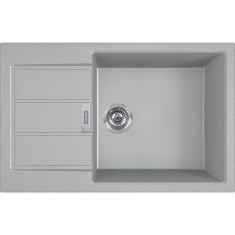 Zlewozmywak FRANKE SIRIUS 2.0 S2D 611-78 XL 78x50cm, tectonite, kamienny szary 143.0618.641