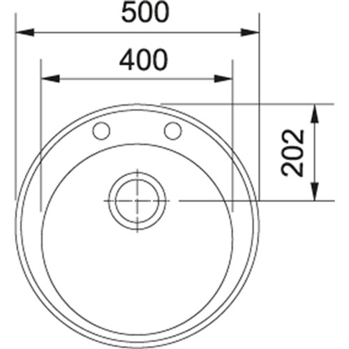 Zlewozmywak FRANKE SOLO SOD 610-40 50cm, tectonite, onyx 114.0367.834