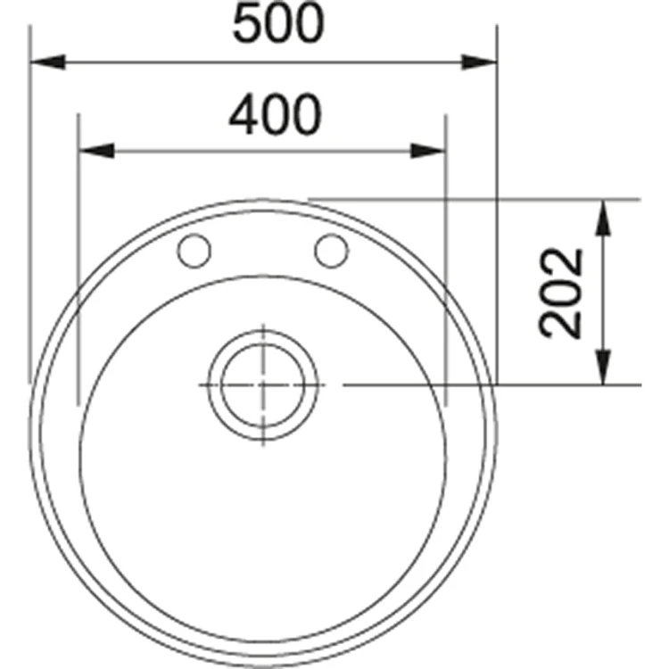 Zlewozmywak FRANKE SOLO SOD 610-40 50cm, tectonite, onyx 114.0367.834
