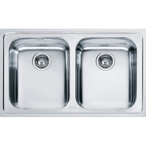 Zlewozmywak FRANKE LOGICA LINE LLX 620 79x50cm, stal szlachetna jedwab 101.0153.289