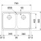 Zlewozmywak FRANKE LOGICA LINE LLL 620 79x50cm, stal szlachetna len 101.0153.295