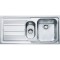 Zlewozmywak FRANKE LOGICA LINE LLX 651 100x50cm, stal szlachetna jedwab 101.0085.812