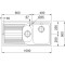 Zlewozmywak FRANKE LOGICA LINE LLX 651 100x50cm, stal szlachetna jedwab 101.0085.812