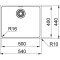 Zlewozmywak podwieszany FRANKE MARIS MRX 110-50 54x44cm, stal szlachetna 122.0543.996