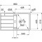 Zlewozmywak FRANKE HYDROS HDX 614 86x51cm, stal szlachetna 101.0320.861