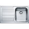 Zlewozmywak FRANKE LOGICA LINE LLL 611 79x50cm, stal szlachetna len 101.0086.233