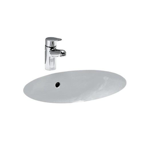 Umywalka podblatowa LAUFEN BIROVA 530x405mm, bez otworu, biała H8111910000001