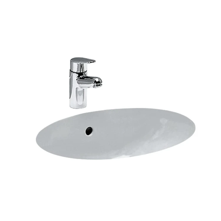 Umywalka podblatowa LAUFEN BIROVA 530x405mm, bez otworu, biała H8111910000001
