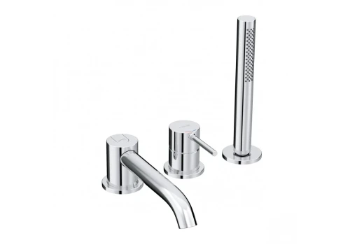 Bateria wannowo-prysznicowa KLUDI BOZZ 3-otworowa, chrom 384480576