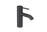 Bateria umywalkowa KLUDI BOZZ z korkiem push-open, czarny mat 382883976